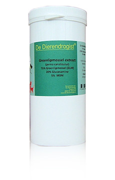 Groenlipmossel extract (de Dierendrogist)